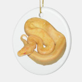 Albino Champagne Keramisch Ornament (Links)
