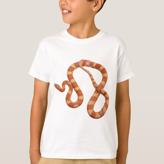 Albino Corn Snake T-shirt (Voorkant)