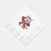 Albino Draak in het Rood Servet (Hoek)