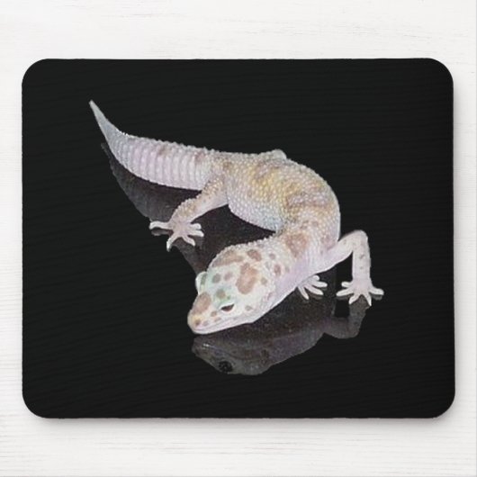 ALBINO ENIGMA LEOPARD GECKO MOUSEPAD MUISMAT (Voorkant)