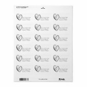 Albino Ferret Afbeelding Etiket (Full Sheet)