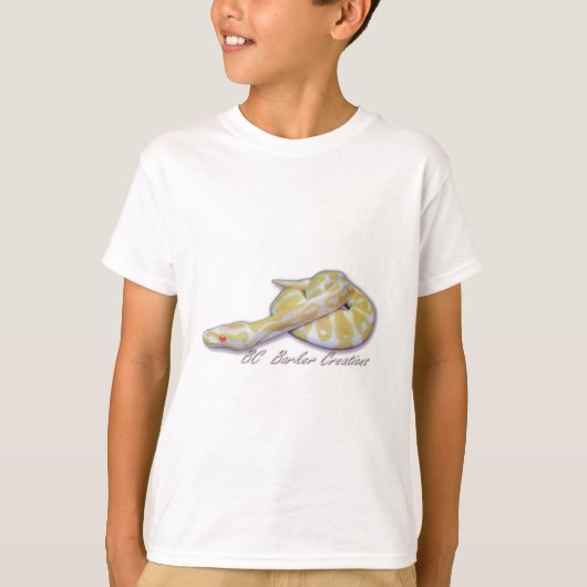 Albino Hatchling Ball Python T-shirt (Voorkant)