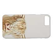 Albino Highland Cow Case-Mate iPhone Case (Achterkant (Horizontaal))