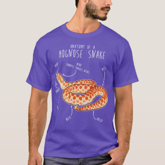 Albino Hognose Snake Anatomie T-shirt