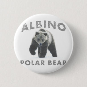 albino polair beer ronde button 5,7 cm