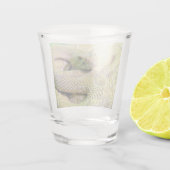 Albino Rattlesnake Shot glass Glas (Achterkant)