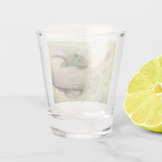 Albino Rattlesnake Shot glass Shot Glas (Achterkant)