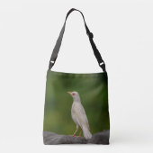 Albino Robin in Crown Point Crossbody Tas (Achterkant)