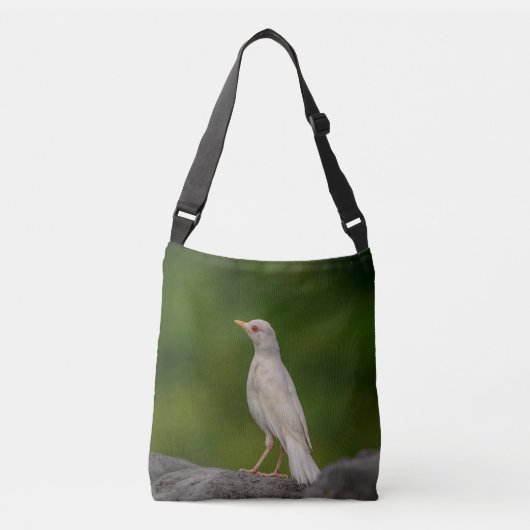 Albino Robin in Crown Point Crossbody Tas (Voorkant)