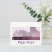Albino Tiger Briefkaart (Staand voorkant)
