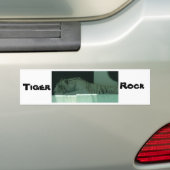 Albino Tiger Bumpersticker (Op auto)