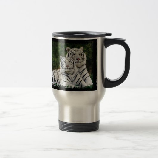Albino Tiger Commuter Travel Mug Reisbeker (Rechts)