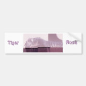 Albino Tiger/Tiger Rock Bumpersticker (Voorkant)