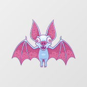 Albino Vampire Bat Raamsticker (Vel)