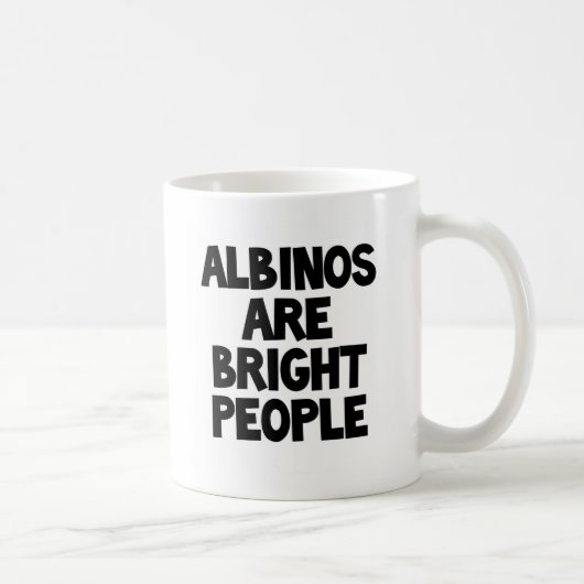 Albino's zijn Bright People-mok Koffiemok (Rechts)