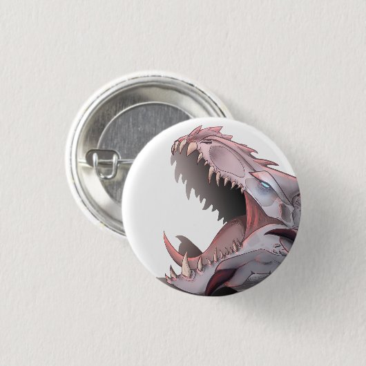 AlbinoTyrant-Button Ronde Button 3,2 Cm (Voorkant /achterkant)