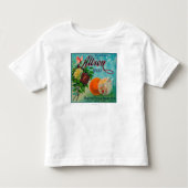 Albion Brand Citrus Crate Label Kinder Shirts (Voorkant)