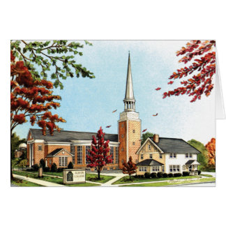 Albion College in de herfst, Goodrich Chapel