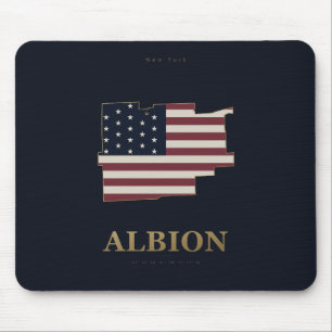 Albion New York Amerikaanse Silhouette Muismat