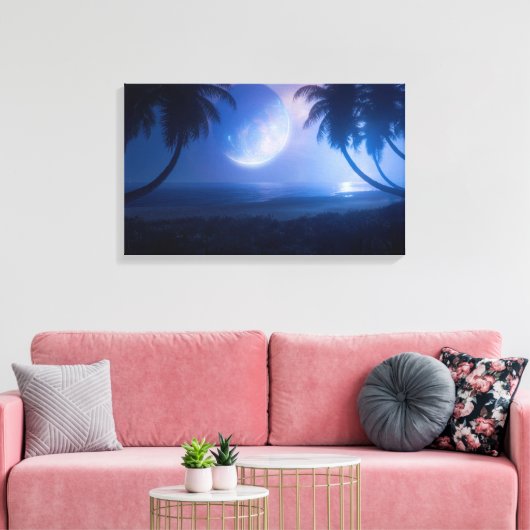 Albireo (Starlight) Canvas Afdruk (Insitu (Woonkamer))