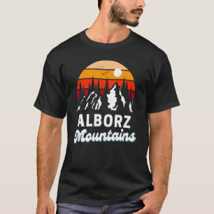 Alborz-gebergte Outdoor Wandelen Natuur Retro Souv T-shirt