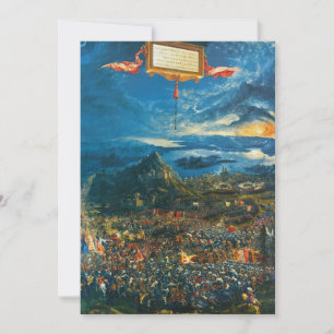 Albrecht Altdorfer - De strijd tegen Alexander at  Kaart