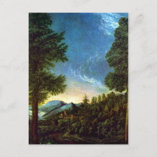 Albrecht Altdorfer Donau landschap Regensburg Briefkaart