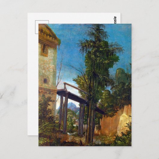 Albrecht Altdorfer Landscape with a football bridg Briefkaart (Voorkant / Achterkant)