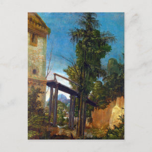 Albrecht Altdorfer Landschap met een voetbrug Briefkaart