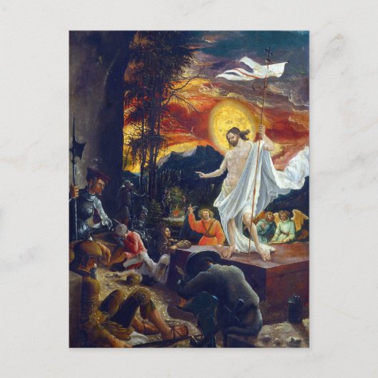 Albrecht Altdorfer The Resurrection of Christus Briefkaart (Voorkant)
