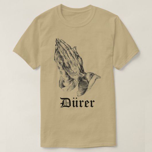 Albrecht Drer Durer Praying Hands T-shirt (Design voorkant)