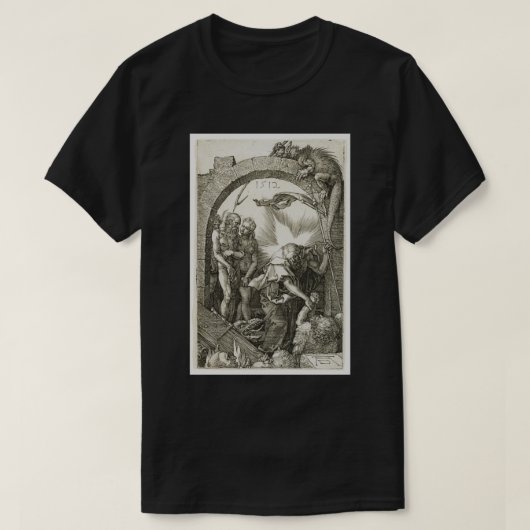 Albrecht Drer in Limbo 1512 T-shirt (Design voorkant)
