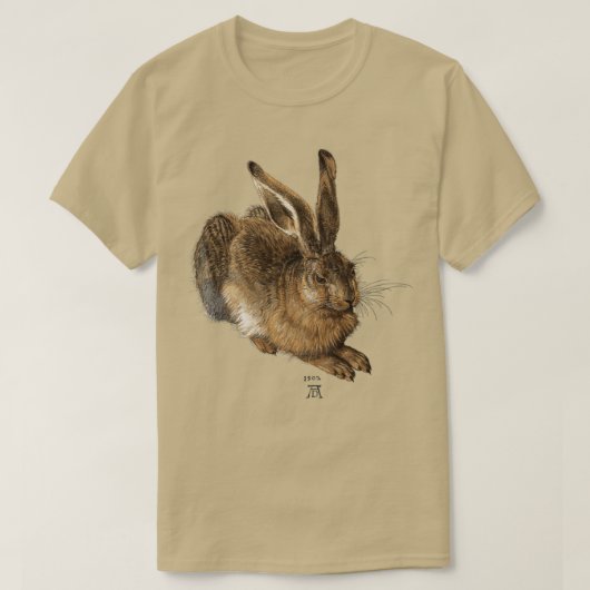 Albrecht Drer Young Hare T-shirt (Design voorkant)