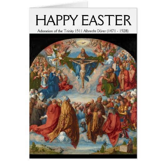 Albrecht Dürer 1511 Adoration of the Trinity (Voorkant)