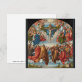 Albrecht Dürer 1511 Trinity Hi-Def Flat Kaart (Voorkant / Achterkant)