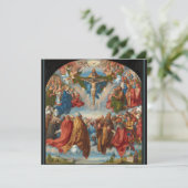 Albrecht Dürer 1511 Trinity Hi-Def Flat Kaart (Staand voorkant)