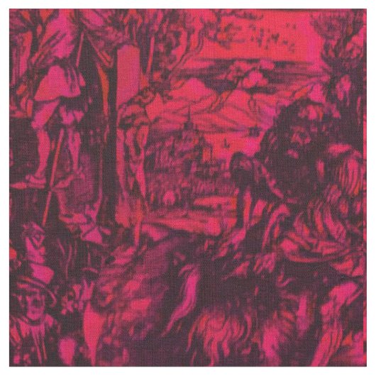 Albrecht Dürer Burgundy Stof (Close Up)