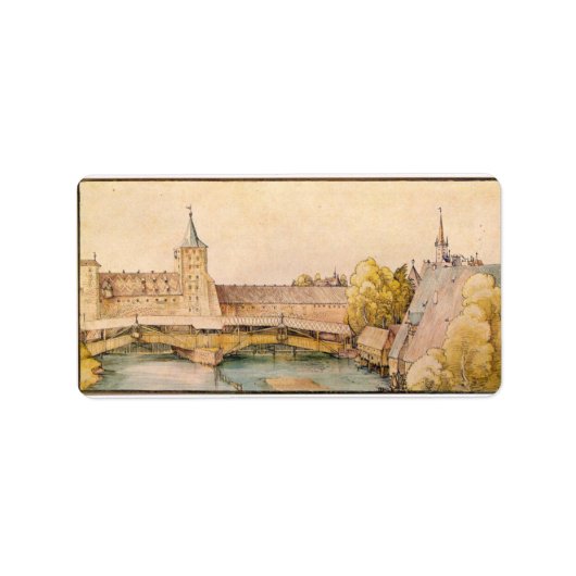 Albrecht Durer - De droge bar in Neurenberg Etiket (Voorkant)