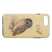 Albrecht Durer De Kleine Uil Custom Monogram Case-Mate iPhone Case (Achterkant (Horizontaal))