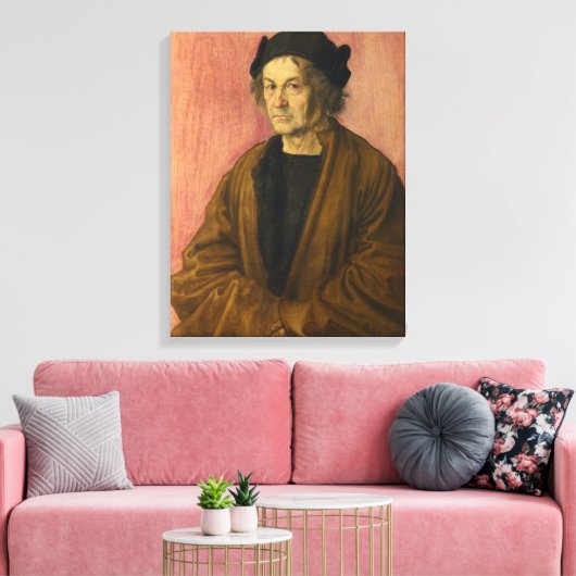 Albrecht Durer De Painters Vader Canvas Afdruk (Insitu (Woonkamer))