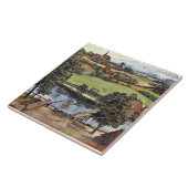 Albrecht Durer, De Trefileria op Peignitz, Tegeltje (Zijkant)