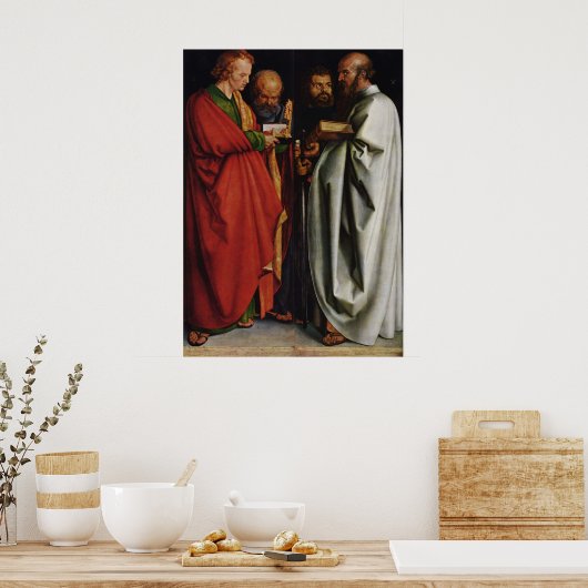 Albrecht Durer De vier apostelen Poster (Keuken)