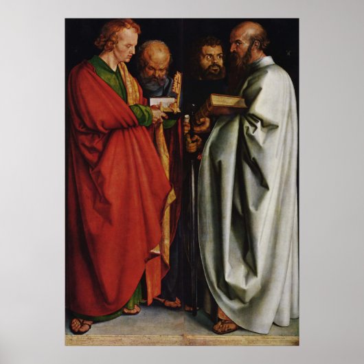 Albrecht Durer De vier apostelen Poster (Voorkant)