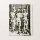 Albrecht Durer - De vier heksen Legpuzzel (Verticaal)