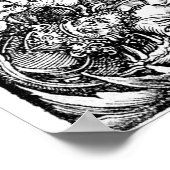 Albrecht Durer De vier paarden van de Apocalypse Poster (Hoek)