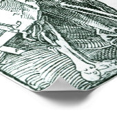 Albrecht Dürer - Dood & Landsknecht Poster (Hoek)