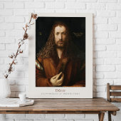 Albrecht Dürer Durer Self portret 1500 Exhibition Canvas Afdruk