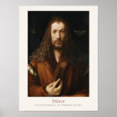 Albrecht Dürer Durer Self portret 1500 Exhibition Poster (Voorkant)