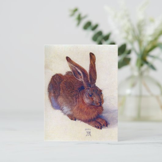 Albrecht Durer - Field hare Briefkaart (Staand voorkant)