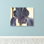Albrecht Durer Flowers - Iris Detail Schilderij Canvas Afdruk (Insitu (Houten vloer))